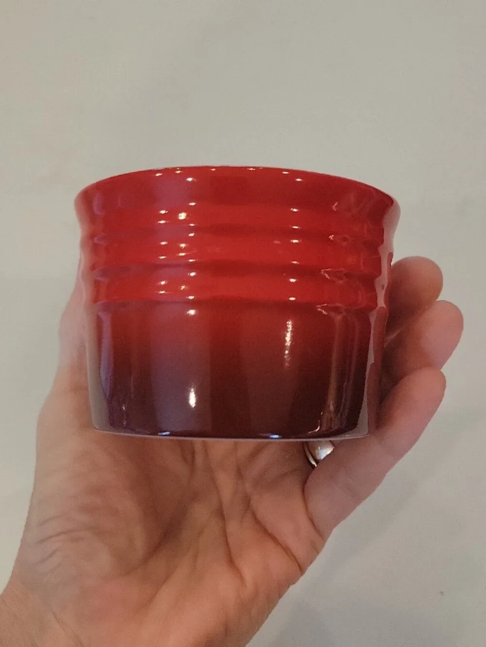 Le Creuset Red Ombre Stoneware Ramekin